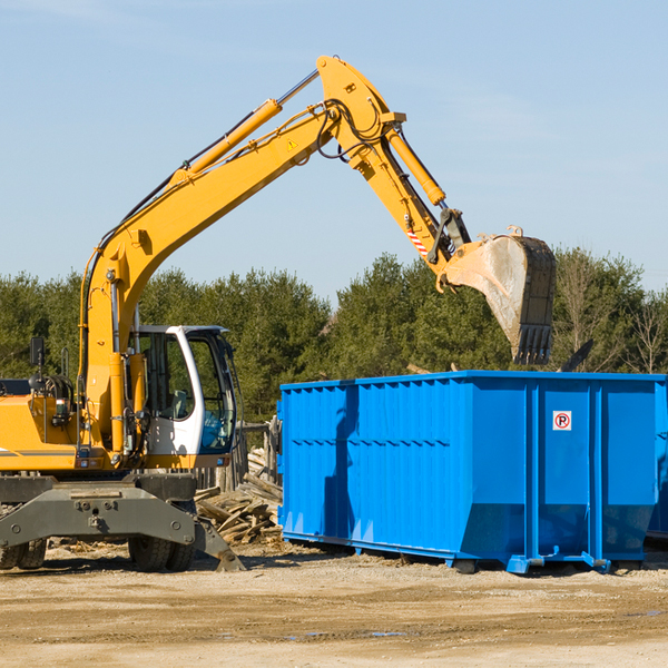 can i choose the location where the residential dumpster will be placed in Yawkey